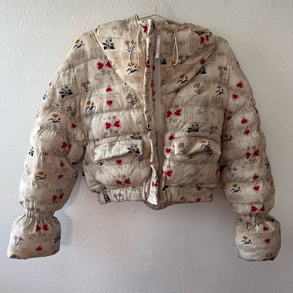 Selkie The Love Letter Hooded Puffer